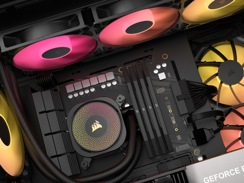 CORSAIR Nautilus RS LCD-Modul - 2,1 Zoll IPS Display Für CPU-Kühler Personalisierung